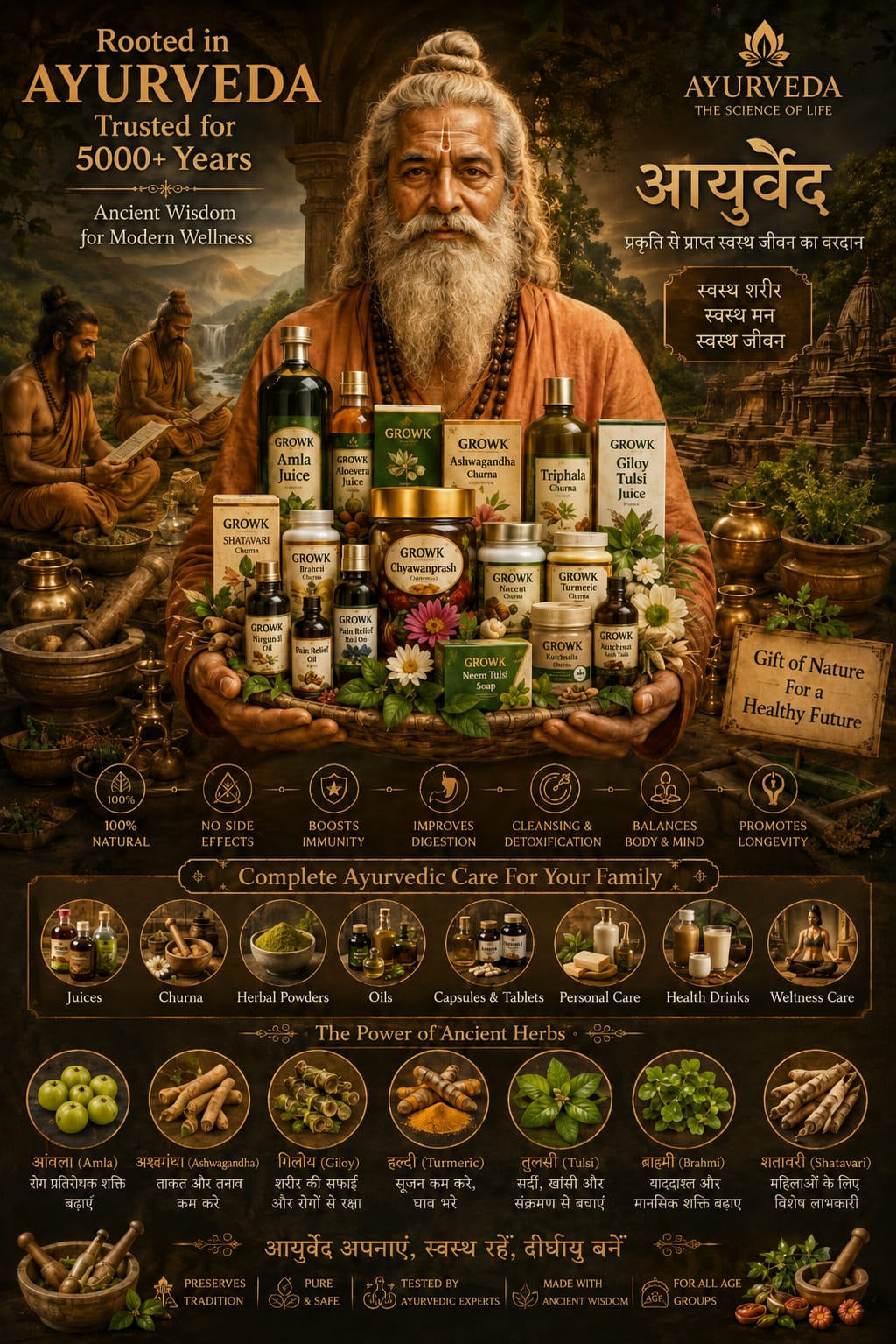 Rooted in Ayurveda – Complete Ayurvedic Care